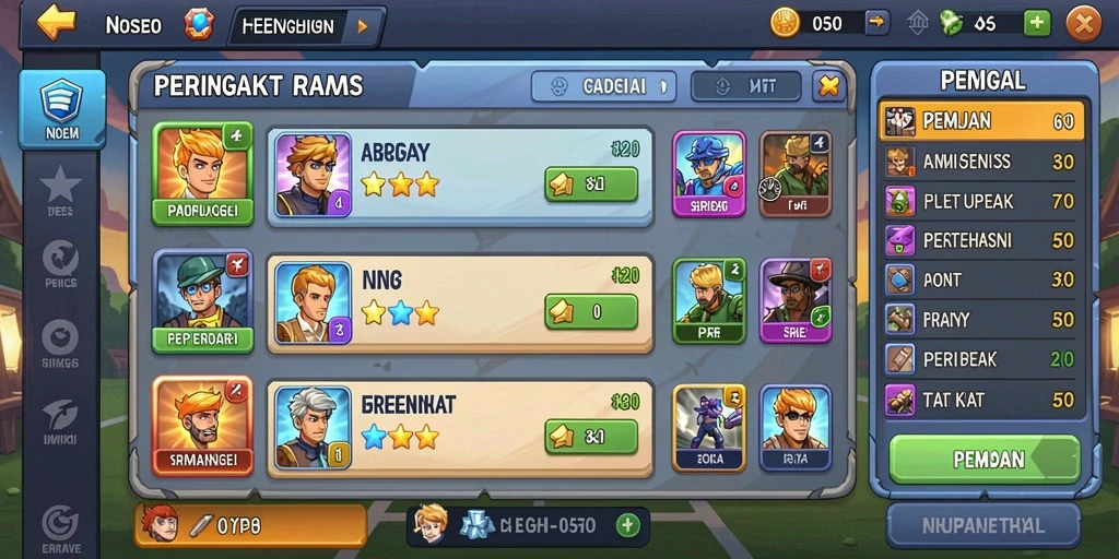 surga88 - Layar permainan yang menampilkan aksi seru di dalam game.